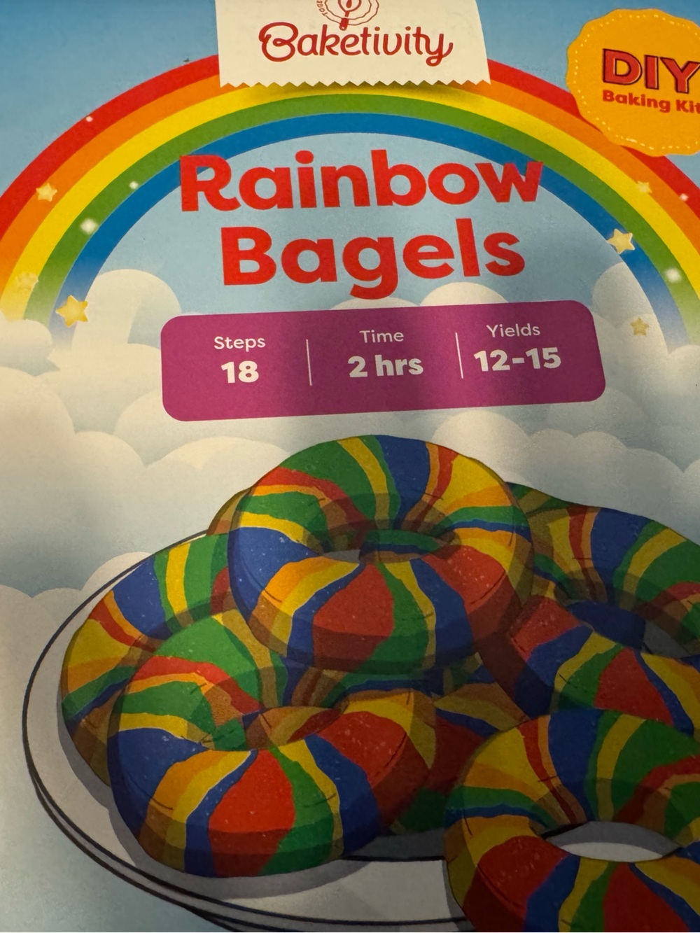 Rainbow Bagels DIY Baking Kit - Multicolor - Picture 8 of 11